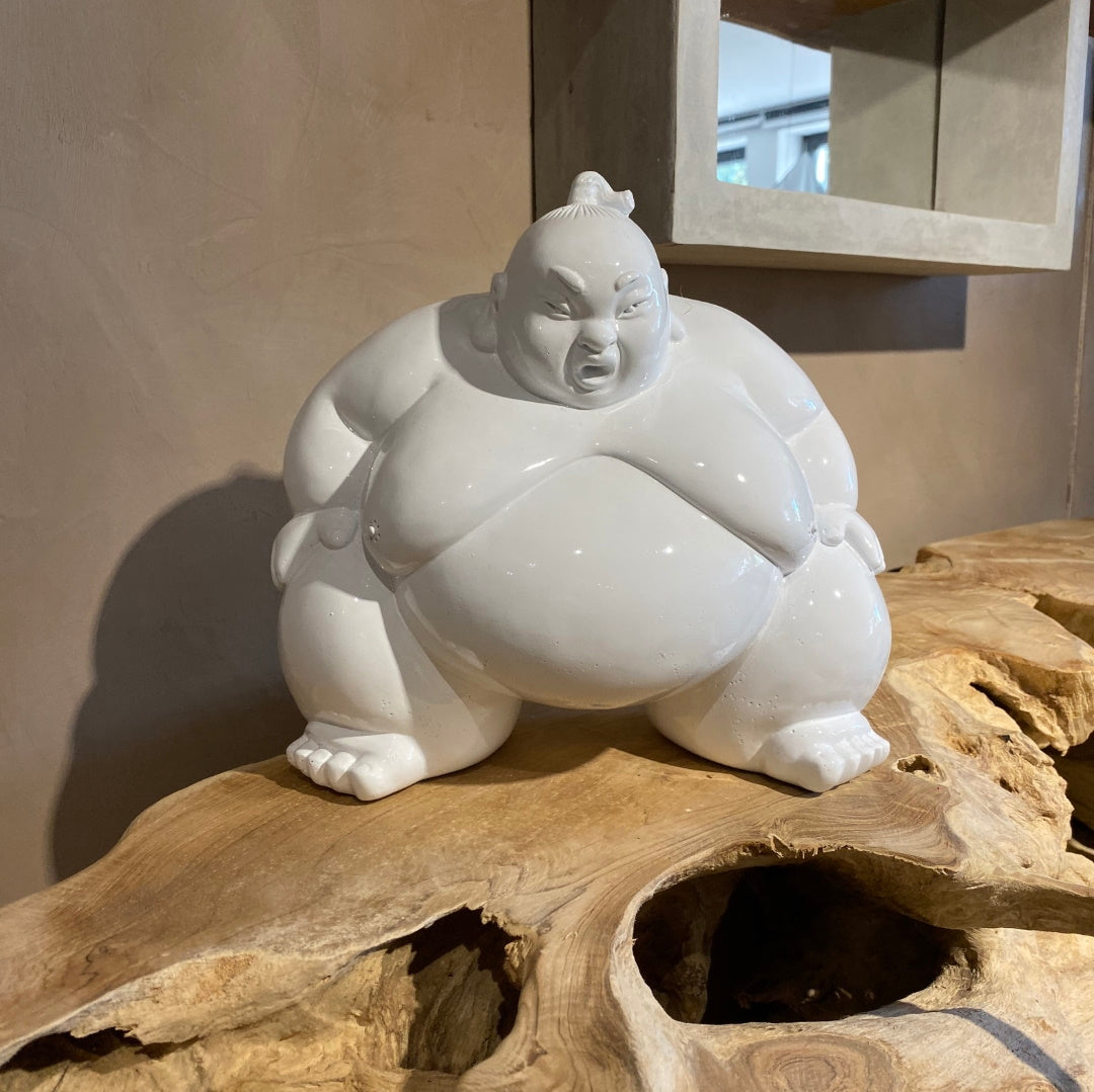 Skulptur Sumo-Ringer Cymo