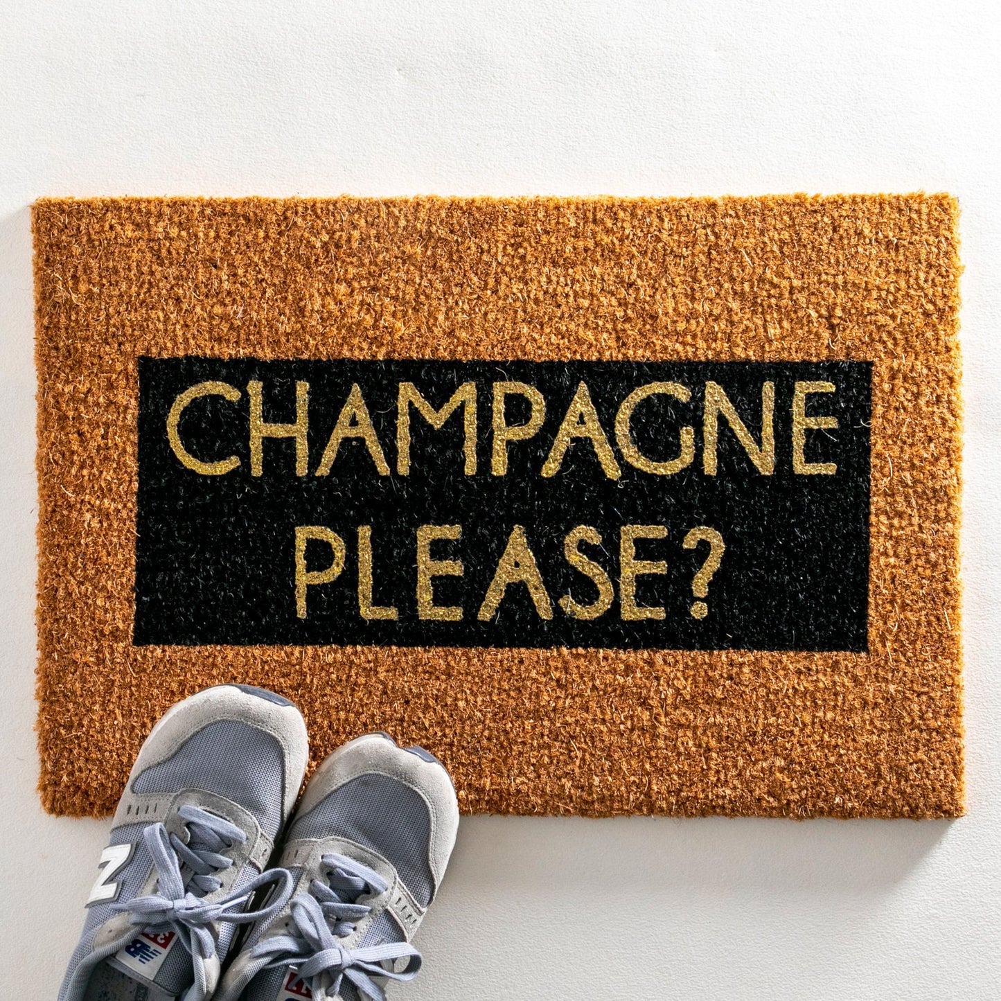Kokos-Fußmatte Champagne please?
